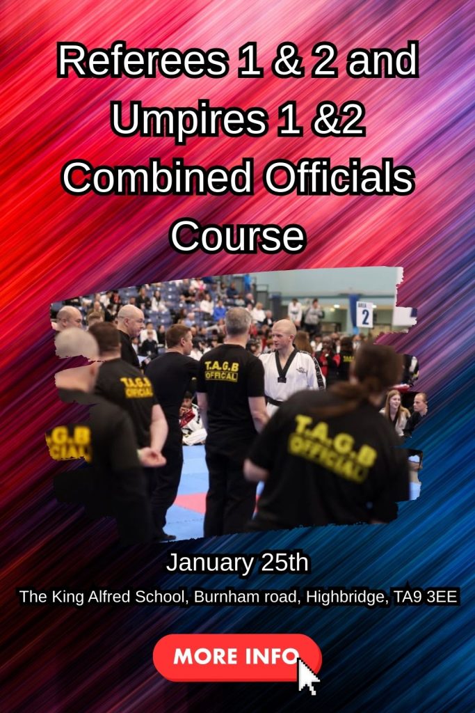 Referees 1 & 2 and Umpires 1 &2 combined Officials course January 25th